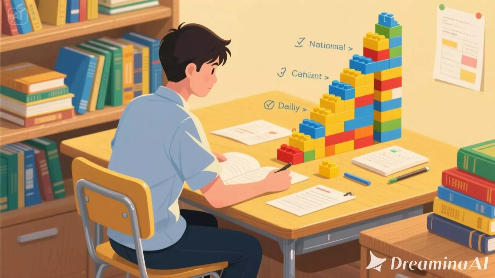 目標拆解術：從「考上」到「每天完成」